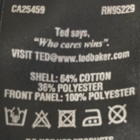 Ted Baker Quilted Jacket - Navy Blue - Picture 10 of 11